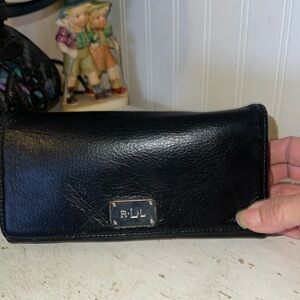 Lauren Ralph Lauren black leather wallet